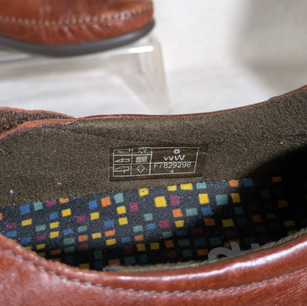 Women’s‎ SAS “Willow” Walnut T-Strap Leather Loafers, Comfortable, Sz 8WW - Picture 8 of 8